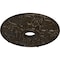 Ekena Millwork Norwich Ceiling Medallion (Canopies up to 4 1/2"), 18"OD x 3 1/2"ID x 1 3/8"P, Stone Hearth Crackle CM18NOSHC - alternate 2